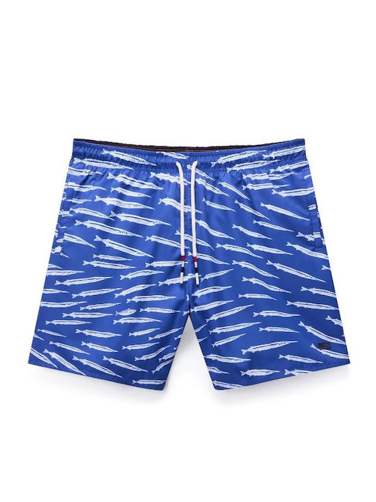 Herren-Bademode Kurze Hosen Blau mit Mustern