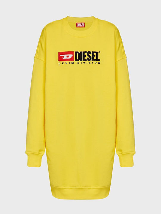 D-Robbie Mini Athletic Dress Long Sleeve Yellow