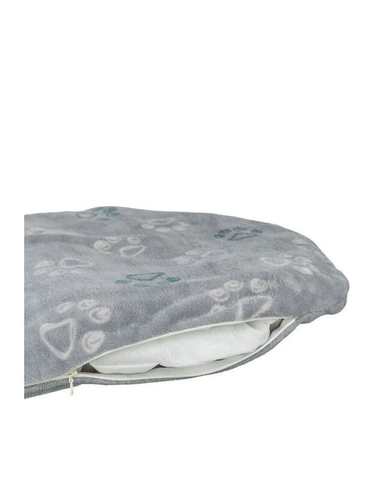 Jimmy Soft Pillow Cushion Dog Cat Soft Plush Light Gray 64 X 41 Cm