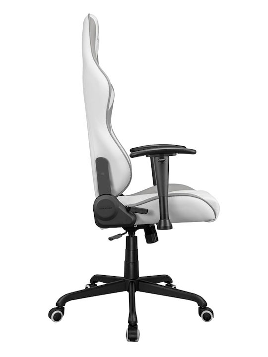 Cougar Armor Elite Artificial Leather Gaming Chair with Adjustable Arms White