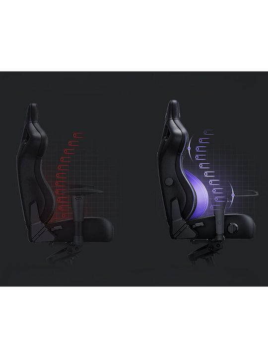 Anda Seat Kaiser 4 XL Artificial Leather Gaming Chair with Adjustable Arms Elegant Black