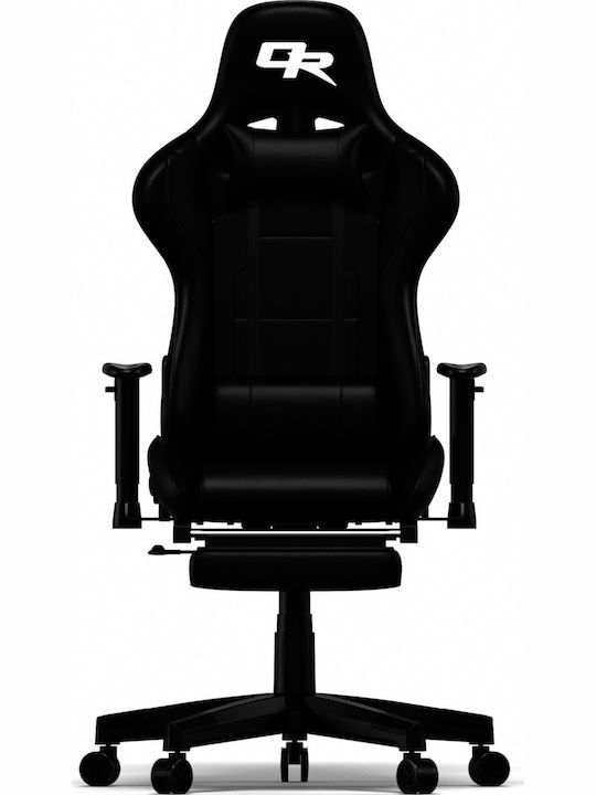 Oneray D0921F Καρέκλα Gaming Δερματίνης με Υποπόδιο Μαύρη