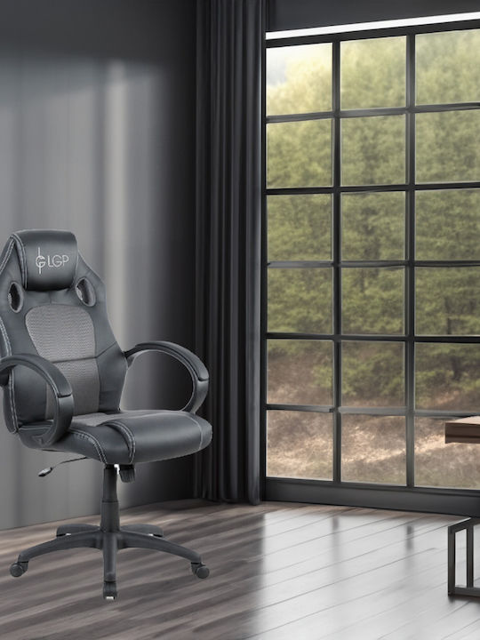 Lamtech LGP Kronos Καρέκλα Gaming Δερματίνης Γκρι