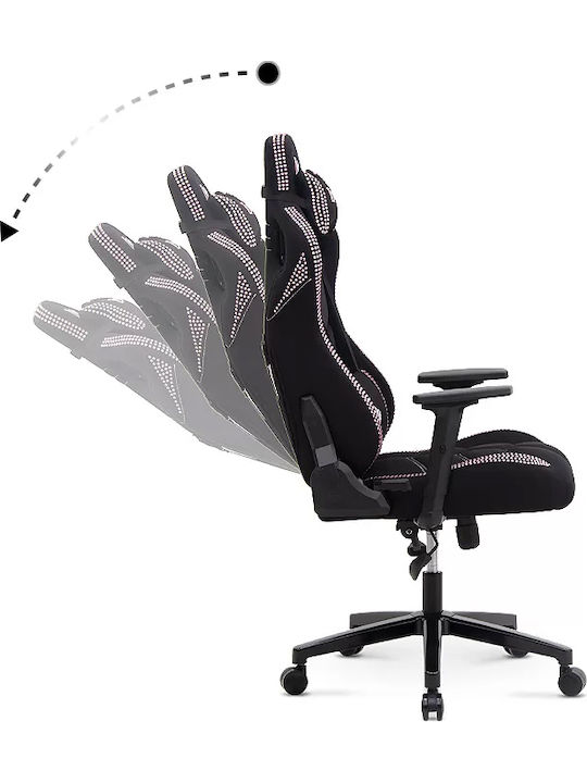 Megapap ZIO Gaming Pro Elegant Καρέκλα Gaming Δερματίνης με Ρυθμιζόμενα Μπράτσα pebbles