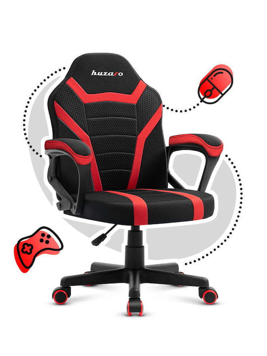 Huzaro Ranger 1.0 Καρέκλα Gaming Δερματίνης Red Mesh