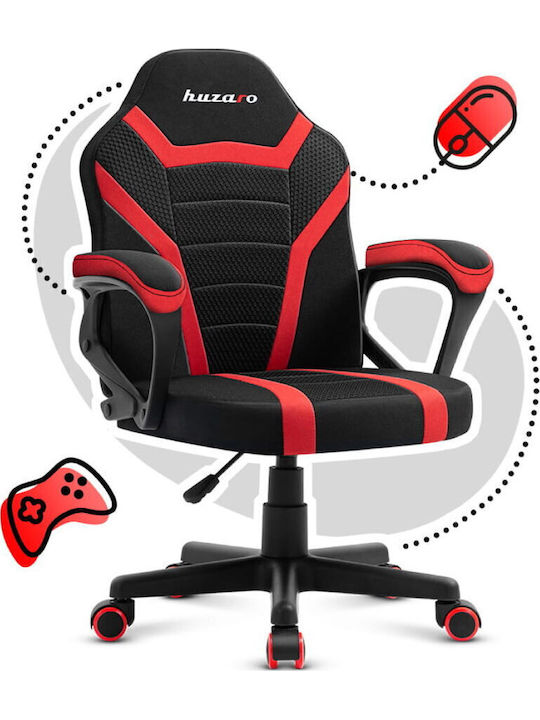Huzaro Ranger 1.0 Καρέκλα Gaming Δερματίνης Red Mesh