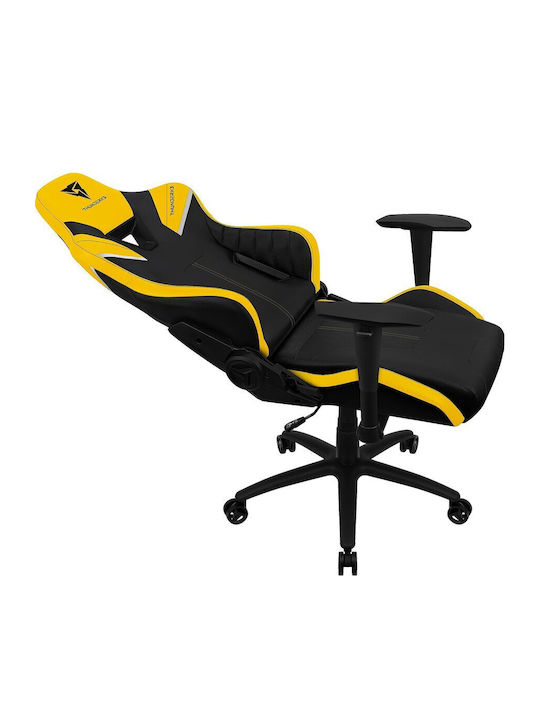 Thunder X3 TC5 Scaun Gaming Din piele ecologică cu Brațe Reglabile Bumblebee Yellow