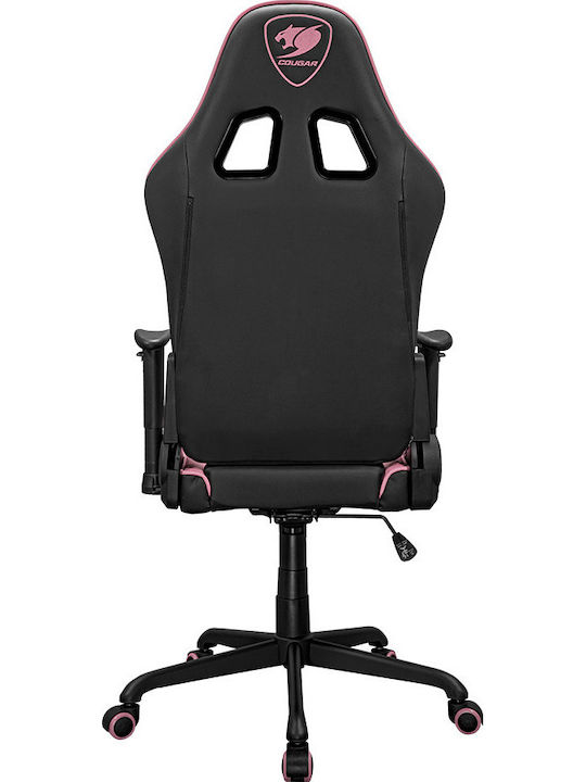 Cougar Armor Elite Καρέκλα Gaming Δερματίνης με Ρυθμιζόμενα Μπράτσα Ροζ