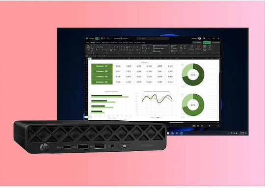HP ProDesk 4 Mini G1i PC (Core Ultra 7 265T/16GB DDR5/1TB SSD/W11 Pro)