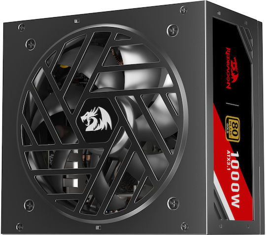 Redragon GC-MS03 1000W Μαύρο Τροφοδοτικό Υπολογιστή Full Modular 80 Plus Gold