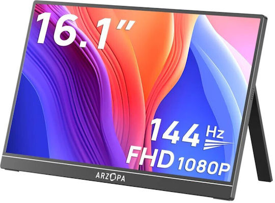 Arzopa Z1FC IPS HDR Tragbarer Monitor 16,1" FHD 1920x1080 144Hz Silber