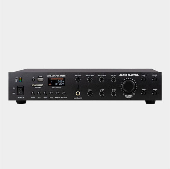Audio Master PA250 Amplificator de putere Amplificator comercial 250W/100V cu Sistem de Răcire