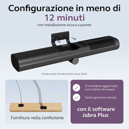 Jabra Κάμερα Τηλεδιάσκεψης για Συνεδριακό Συστήμα Panacast Συμβατό με Microsoft Teams