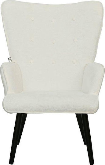 Armchair 67x74x97cm Cream Armchair 67x74x97cm Cream