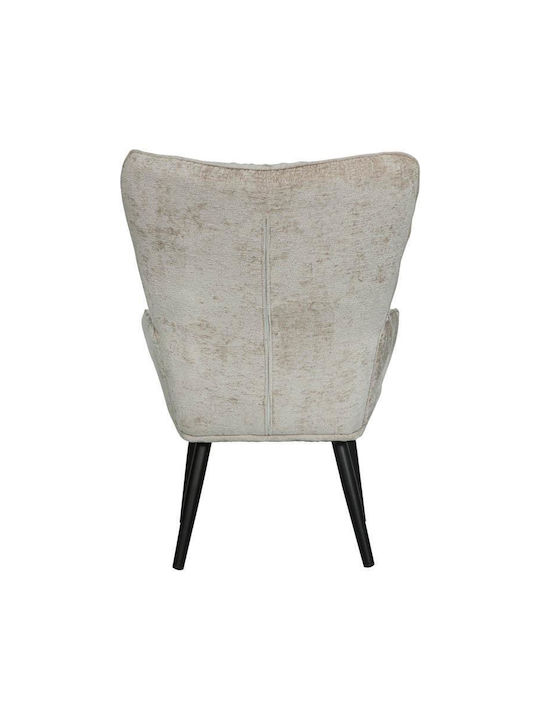 Armchair Beige-Black 67x74x97cm