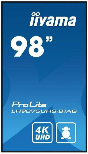 Iiyama LH9875UHS-B1AG Public Display 97.5" LCD 4K UHD
