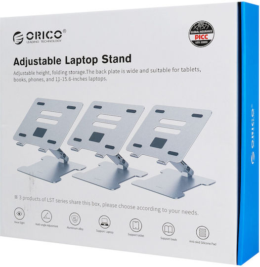 Orico Stand für Laptop Silber (LST-T1-SV-BP)