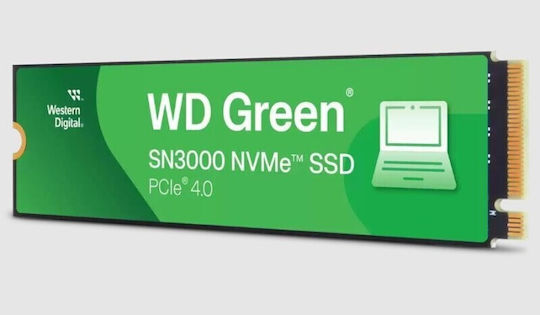 Western Digital Green SN3000 SSD 2TB M.2 Type with PCI Express 4.0 Connection WDS200T4G0E-00CPS0