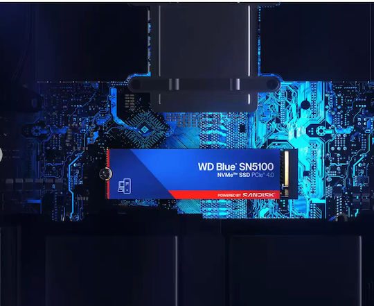 Western Digital SN5100 SSD 4TB τύπου M.2 με σύνδεση PCI Express 4.0 (PS5 Compatible) WDS400T5B0E-00CPE0