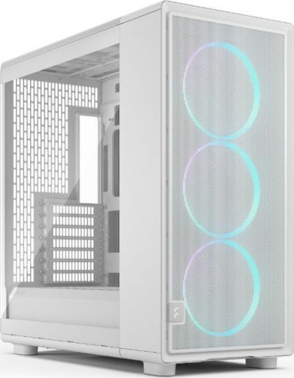 Fractal Design Epoch XL Gaming Full Tower Κουτί Υπολογιστή με Πλαϊνό Παράθυρο και RGB Φωτισμό Λευκό
