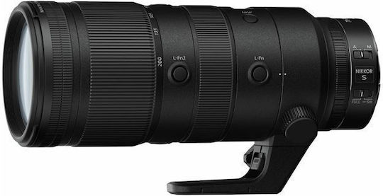 Nikon Φωτογραφικός Φακός 70-200mm f/2.8 VR S II Σταθερός για Nikon Z Mount Μαύρος