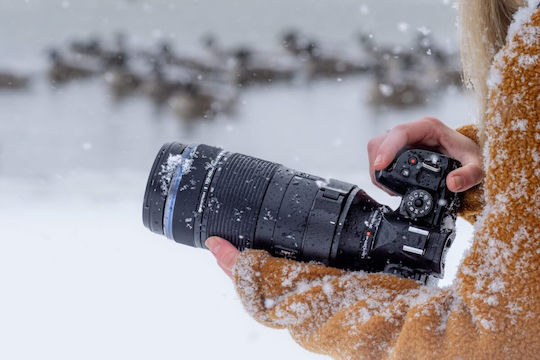 Olympus Camera Lens M.Zuiko Telephoto for Olympus 4/3 Mount Black