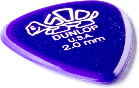 Dunlop Πένα Κιθάρας Delrin 500 Pick Πάχους 2mm Συσκευασία 1τμχ