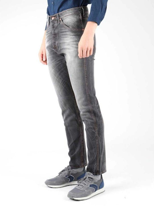 Мъжко Джинсово Панталон Tapered Сив