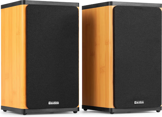 Audizio BS20 Αυτοενισχυόμενα Ηχεία με Bluetooth 50W Bamboo