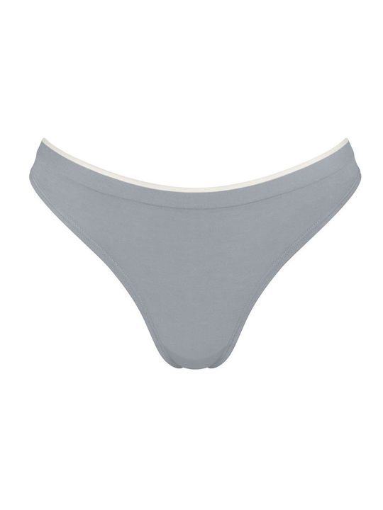 Go Sense Tanga Γυναικεία Slip 2Pack Γκρι