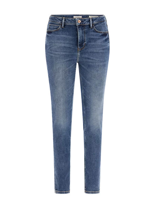 Hoch tailliert Damenjeans in Schlanker Passform