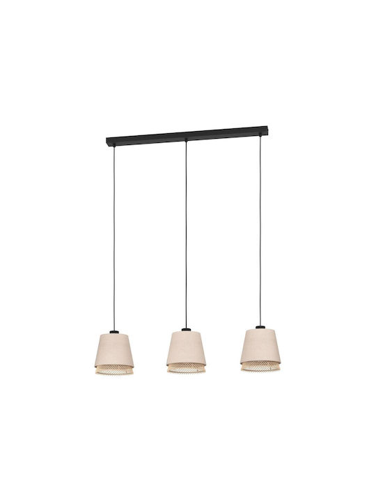 Eglo Висящо Осветително Тяло Бежов Rail с Цокъл E27 89x19x110см.