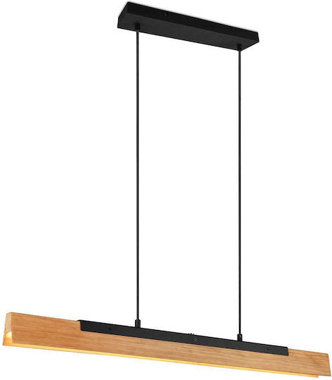 Trio Lighting Kerala Pendant Light Brown 90x8.5x150cm Trio Lighting Kerala Pendant Light Brown 90x8.5x150cm