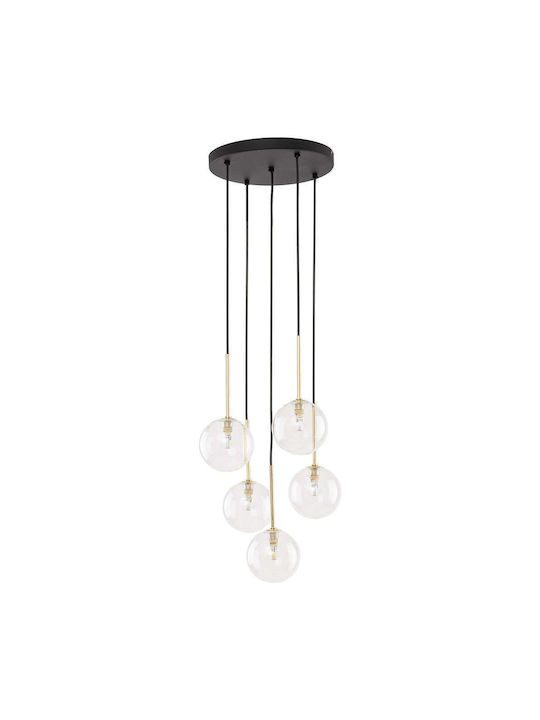 TK Lighting Κρεμαστό Φωτιστικό Μαύρο 35εκ.