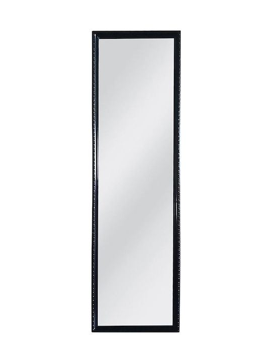 Liberta Promoto Oglindă de Perete De Corp Întreg cu Negru Ramă din Lemn 124x34cm 1buc