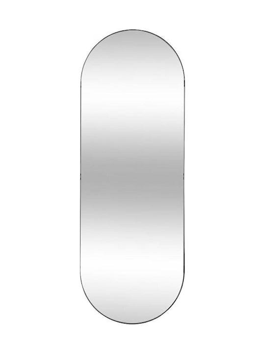 Atmosphera Selena Wall Mirror Full-Length Oval With Black Metallic Frame 112x40cm