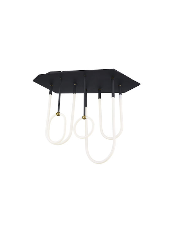 Atman Monaco Pendant Light Black 110x47x85cm