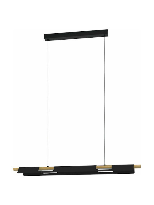 Eglo Ermua Pendant Light Black Rail 100x110cm