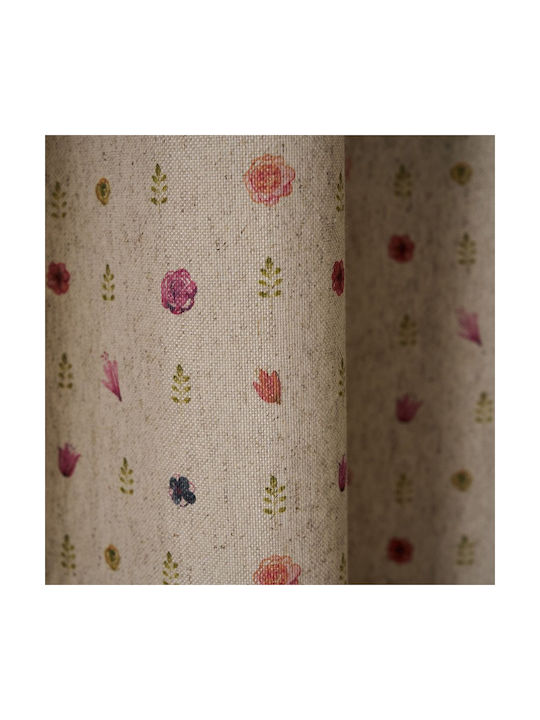 Gofis Home Κουρτίνα με Τρέσα Gofis Μπλε 130x270εκ.