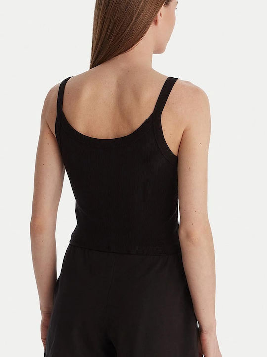 Damen Bluse Ärmellose Schwarze