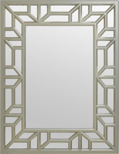 Click Rectangular Gray Wall Mirror 70x53cm