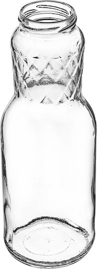 Kadax Kadax Glas Wasserflasche mit Schraubdeckel Transparent 1000ml