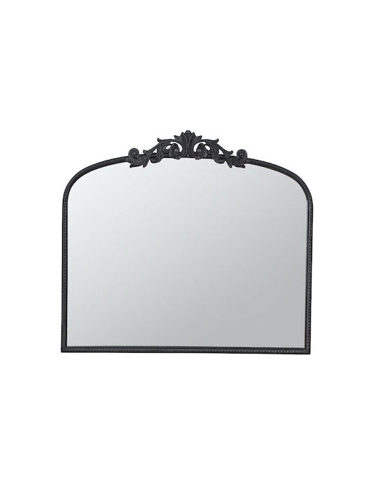 Artekko Oglindă de Perete cu Negru Ramă din Metalic 101.6x79.3cm 1buc