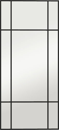HomCom 830-824V81BK Καθρέπτης Ορθογώνιος Μαύρος 110x50cm HomCom 830-824V81BK Καθρέπτης Ορθογώνιος Μαύρος 110x50cm