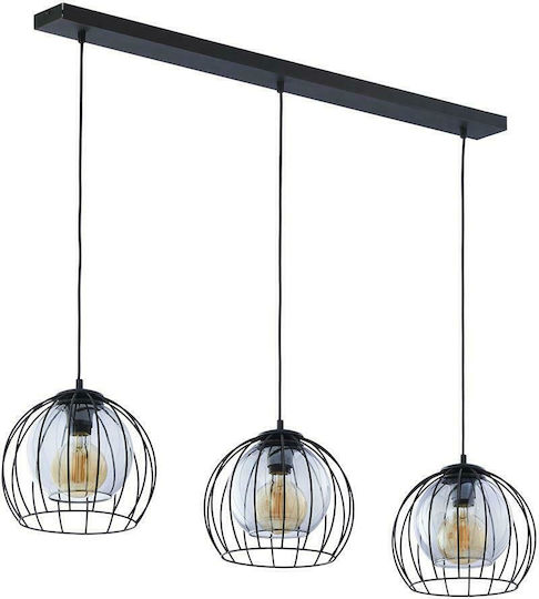 TK Lighting Universo Κρεμαστό Φωτιστικό Μαύρο 111x165εκ.