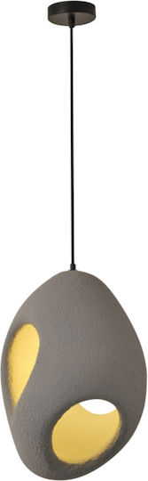 Eurolamp Pendant Ceiling Light Gray with E27 Socket 29x29x41cm