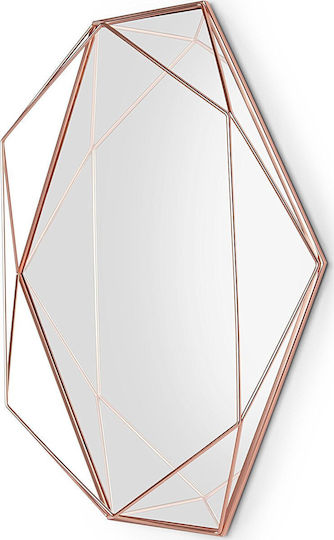 Umbra Wandspiegel mit Metallisch Rahmen 43x57cm 1Stück Umbra Wandspiegel mit Metallisch Rahmen 43x57cm 1Stück