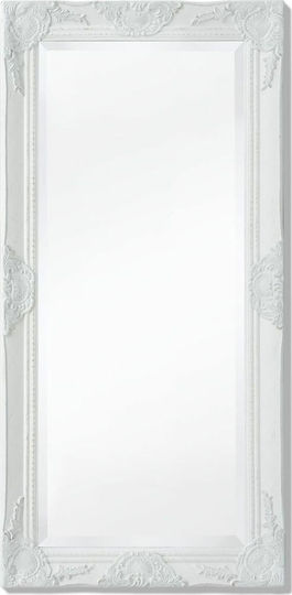 vidaXL 243679 Καθρέπτης Ορθογώνιος Λευκός 100x50cm vidaXL 243679 Καθρέπτης Ορθογώνιος Λευκός 100x50cm