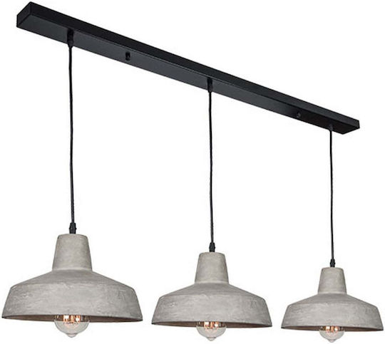 Zambelis Lights Κρεμαστό Φωτιστικό Μαύρο 105εκ.