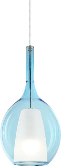 Ideal Lux Pendant Light Blue 18x18cm Ideal Lux Pendant Light Blue 18x18cm